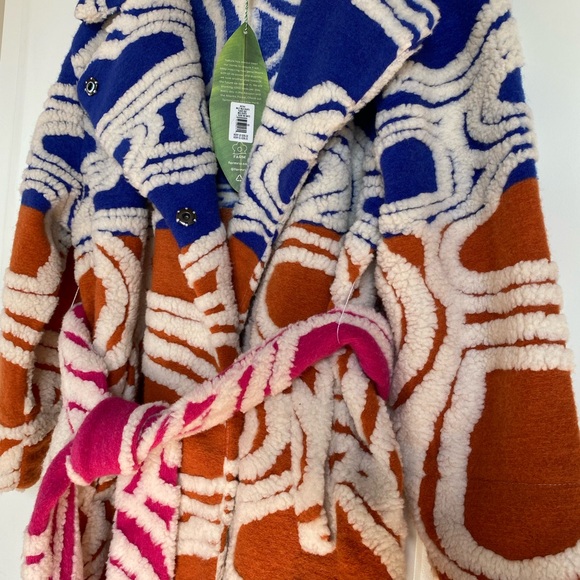 FARM Rio Fleece Multicolored Coat - Picture 4 of 8